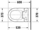 DURAVIT SensoWash Slim Dusch-WC Sitz weiß mit Fernbedienung und Durchlauferhitzer