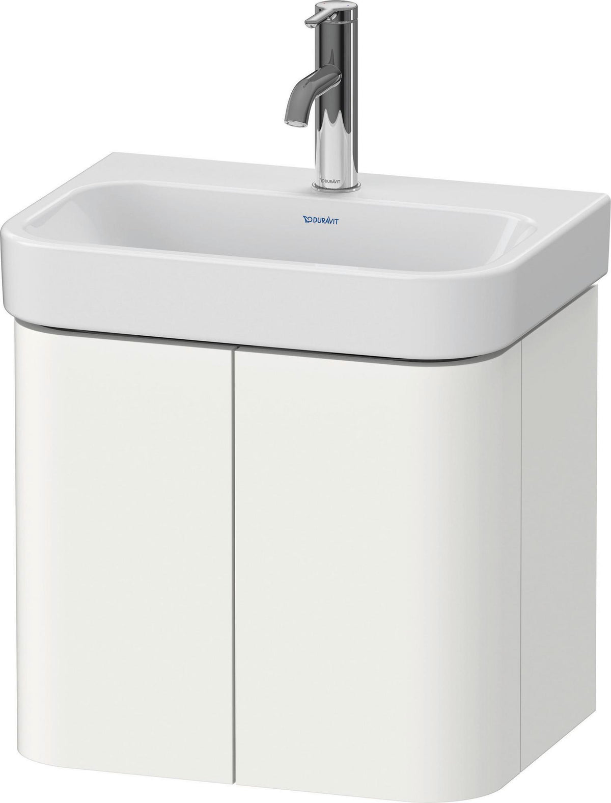 DURAVIT Happy D.2 Waschtischunterbau taupe supermatt 475 mm, 2 Türen, wandhängend