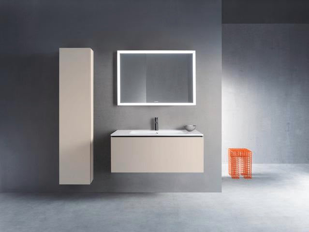 Duravit Hochschrank L-Cube 243x400x1760mm, 1 Tür links, Leinen – Wandhängend mit Soft-Close