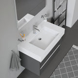 DURAVIT Ketho Waschtischunterbau wandhängend 800 mm basalt matt mit 2 Schubkästen
