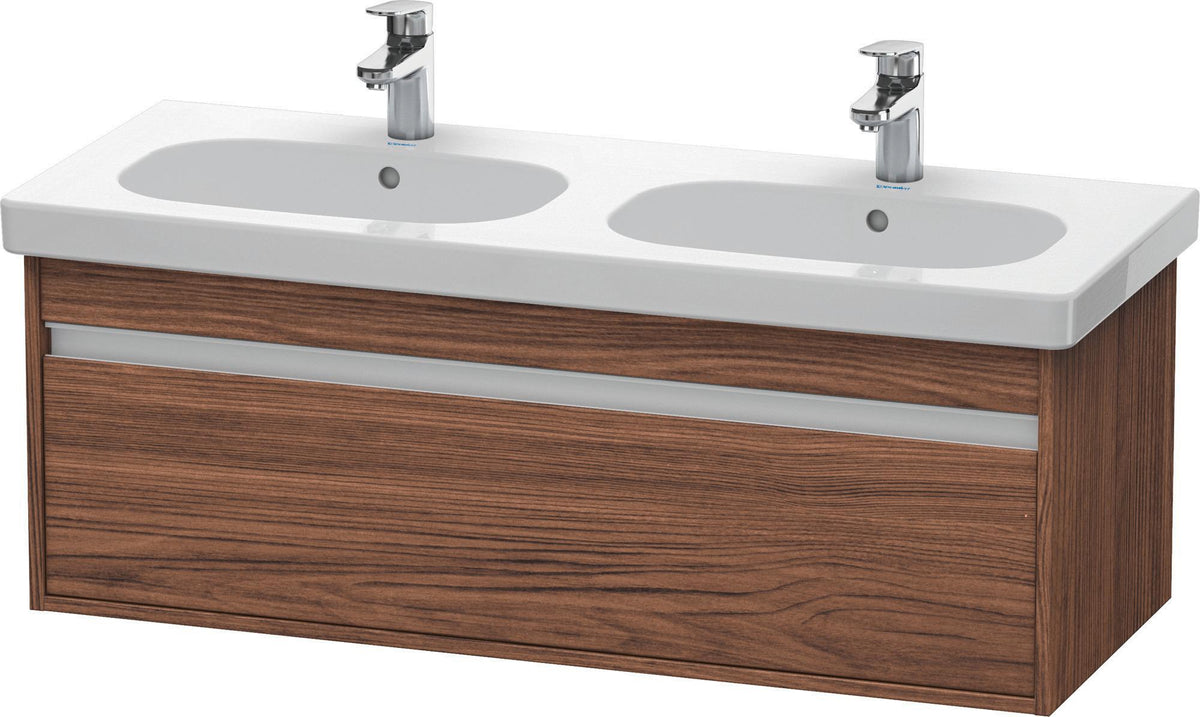 Duravit Ketho Waschtischunterbau wandhängend 1150 mm basalt matt mit 1 Auszug