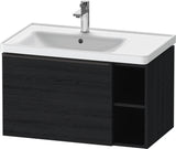 Duravit Waschtisch D-Neo 800 mm weiß mit Überlauf, Becken links, Hahnlochbank, Wandmontage