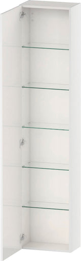 DURAVIT DuraStyle Hochschrank 400 mm betongrau matt, 1 Tür links, Soft-Close