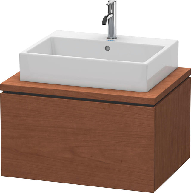 Duravit L-Cube Konsolenwaschtischunterbau 720 mm Amerikanisch Nussbaum mit 1 Auszug