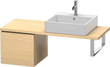 Duravit L-Cube Konsolenunterschrank 420 mm flannel grey hochglanz mit Tip-on-Technik