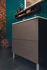DURAVIT L-Cube Regalelement 1000 mm betongrau matt, 3 Fächer, wandhängend