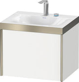 Duravit Möbelwaschtischset XViu 600x480mm mit Unterschrank und Keramikwaschtisch