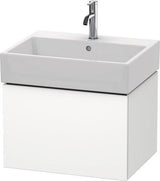 Duravit L-Cube Waschtischunterbau 584 mm taupe supermatt mit Tip-On und Dämpfung