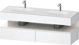 DURAVIT Qatego Studio F. A. Porsche Waschtischset 1600 mm mit Konsolenwaschtischunterbau, 2 Auszüge