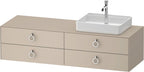 taupe seidenmatt / taupe seidenmatt / Mitteldichte Faserplatte (MDF)