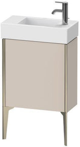 Duravit Waschtischunterbau XVIU 493x484x234mm Pro Cha ma TA li ta s-matt – bodenstehend mit Aluminiumprofil