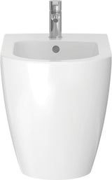 DURAVIT Stand-Bidet ME by Starck 600 mm Weiß Seidenmatt mit Hahnlochbank
