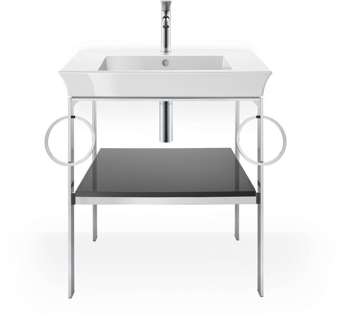 DURAVIT White Tulip Möbelwaschtisch 1050 mm Weiß mit Überlauf und WonderGliss