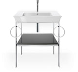 DURAVIT White Tulip Möbelwaschtisch 1050 mm Weiß mit Überlauf und WonderGliss
