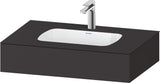 DURAVIT Qatego Einbauwaschtisch mit Konsole 800x550mm Weiß Hochglanz – Studio F. A. Porsche