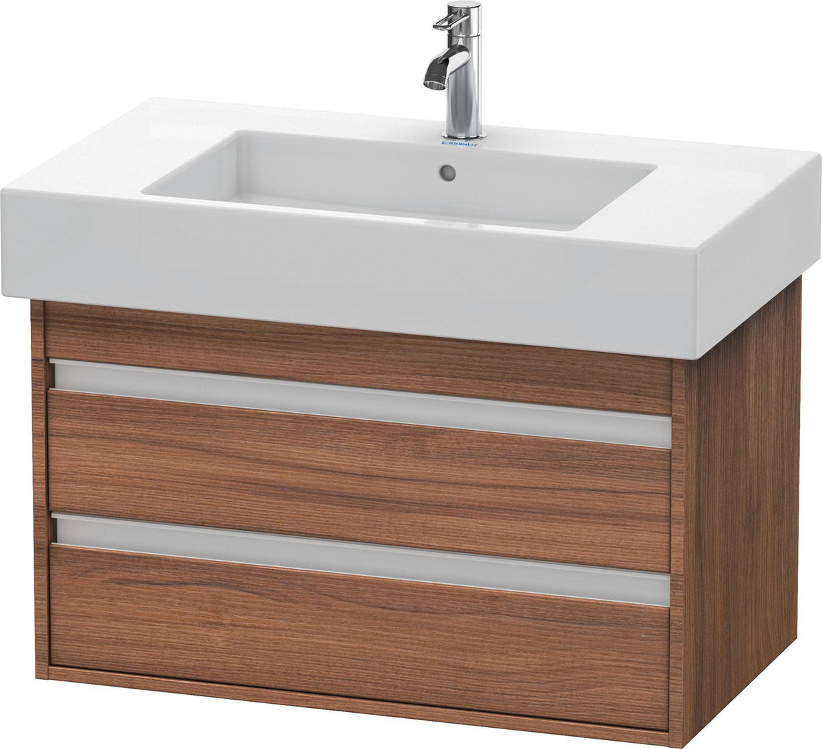 DURAVIT Ketho Waschtischunterbau wandhängend 800 mm basalt matt mit 2 Schubkästen