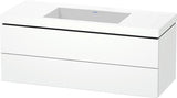 Duravit Waschtischset L-CUBE 1200x480mm mit Vero Air Waschtisch, 2 Schubkästen, HL, s-matt
