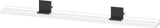 DURAVIT Sivida Spiegelablage 1280x115x35 mm – Chrom/Weiß Matt, inkl. Befestigungsmaterial