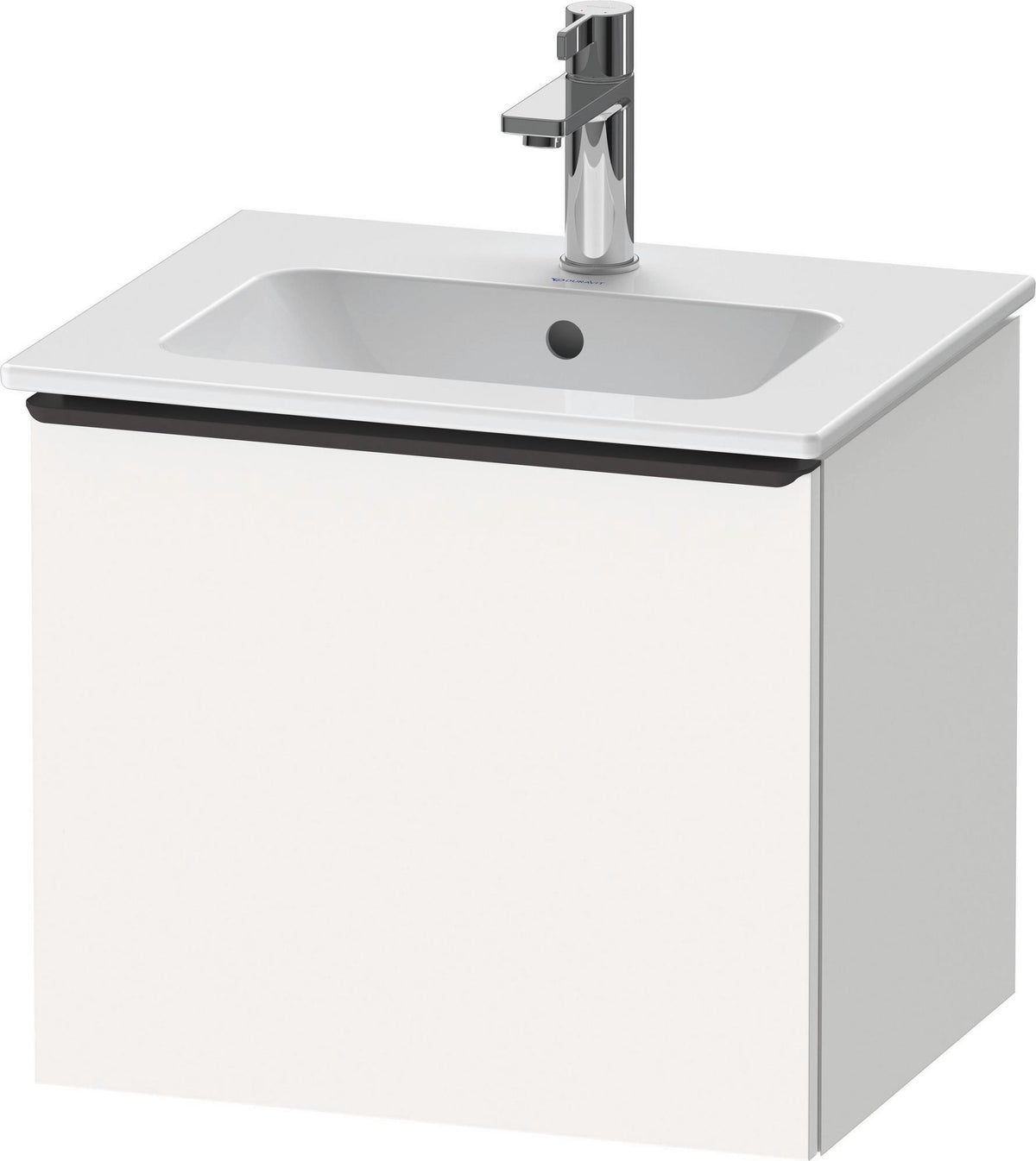 DURAVIT D-Neo Waschtischunterbau 510 mm Eiche Schwarz Matt mit Bronze Griff