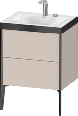 DURAVIT XViu c-bonded Waschtischunterbauset 600 mm mit Push-Open und Soft-Close