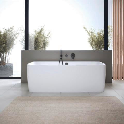DURAVIT Wave Wanneneinlauf Rosette Rund 202mm Gold Poliert – Wandmontage