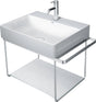 Duravit DuraSquare Glaseinleger 570x380 mm Sicherheitsglas für Metallkonsolen