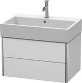 Duravit XSquare Waschtischunterbau 684 mm wandhängend mit Schubkasten und Siphonausschnitt