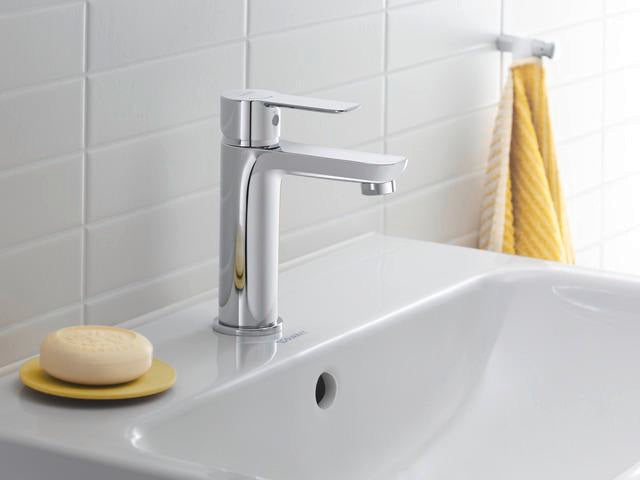 Duravit D-Code 2.0 Waschtisch, Weiß Hochglanz, Rund, 600 mm, Wandhängend, mit Überlauf