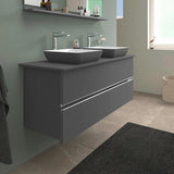 DURAVIT Sivida Waschtischset 1350 mm mit Konsole, 2 Becken, weiss