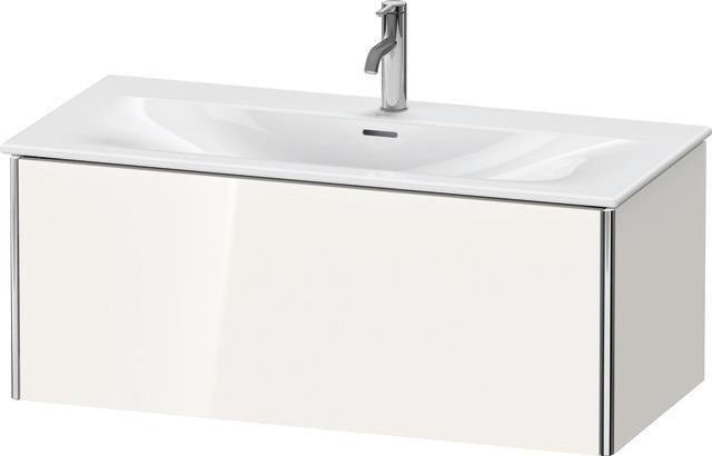 Duravit Waschtischunterbau XSquare 1010 mm weiß matt mit Auszug und Tip-On-Technik