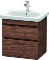 DURAVIT DuraStyle Waschtischunterbau wandhängend 580 mm mit 2 Schubkästen, weiß matt