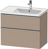 Duravit D-Neo Waschtischunterbau 784 mm Eiche Schwarz Bronze, wandhängend, 1 Auszug