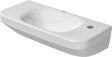 DURAVIT Handwaschbecken DuraStyle 500 mm ohne Überlauf, mit Hahnlochbank, weiß