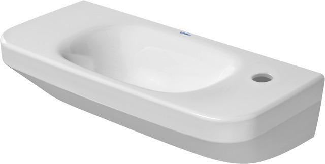 DURAVIT Handwaschbecken DuraStyle 500 mm ohne Überlauf, mit Hahnlochbank, weiß