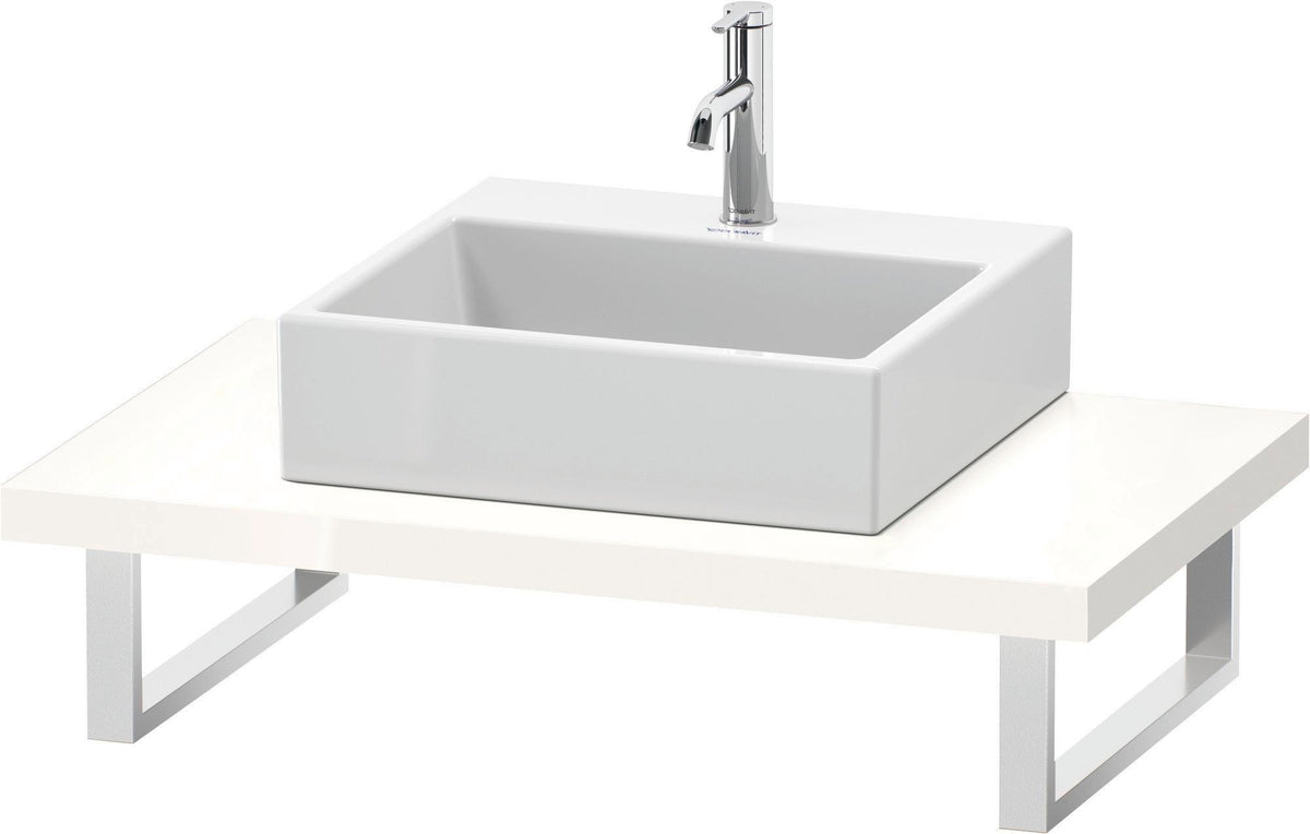 DURAVIT DuraStyle Konsole variabel 45x550 mm weiß matt – wandhängend, mit Ausschnitt
