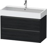 DURAVIT Ketho.2 Waschtischunterbau wandhängend betongrau matt 984 mm mit 2 Schubkästen