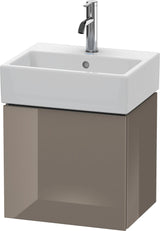 Duravit L-Cube Waschtischunterbau 434 mm weiß matt, 1 Tür links, wandhängend