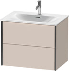 2Schubk.,schwarz matt/taupe