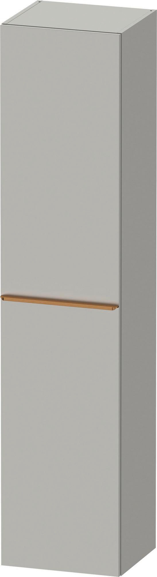 DURAVIT D-Neo Hochschrank 400x360x1760 mm, 1 Tür links, Eiche Schwarz – Matt, Soft-Close