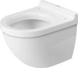 DURAVIT Wand-WC Starck 3 Compact, 485 mm Tiefspüler, Durafix, weiß