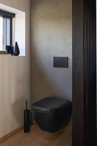 DURAVIT Starck T Bürstengarnitur bodenstehend in Chrom, 80x80x432 mm, Messing verchromt