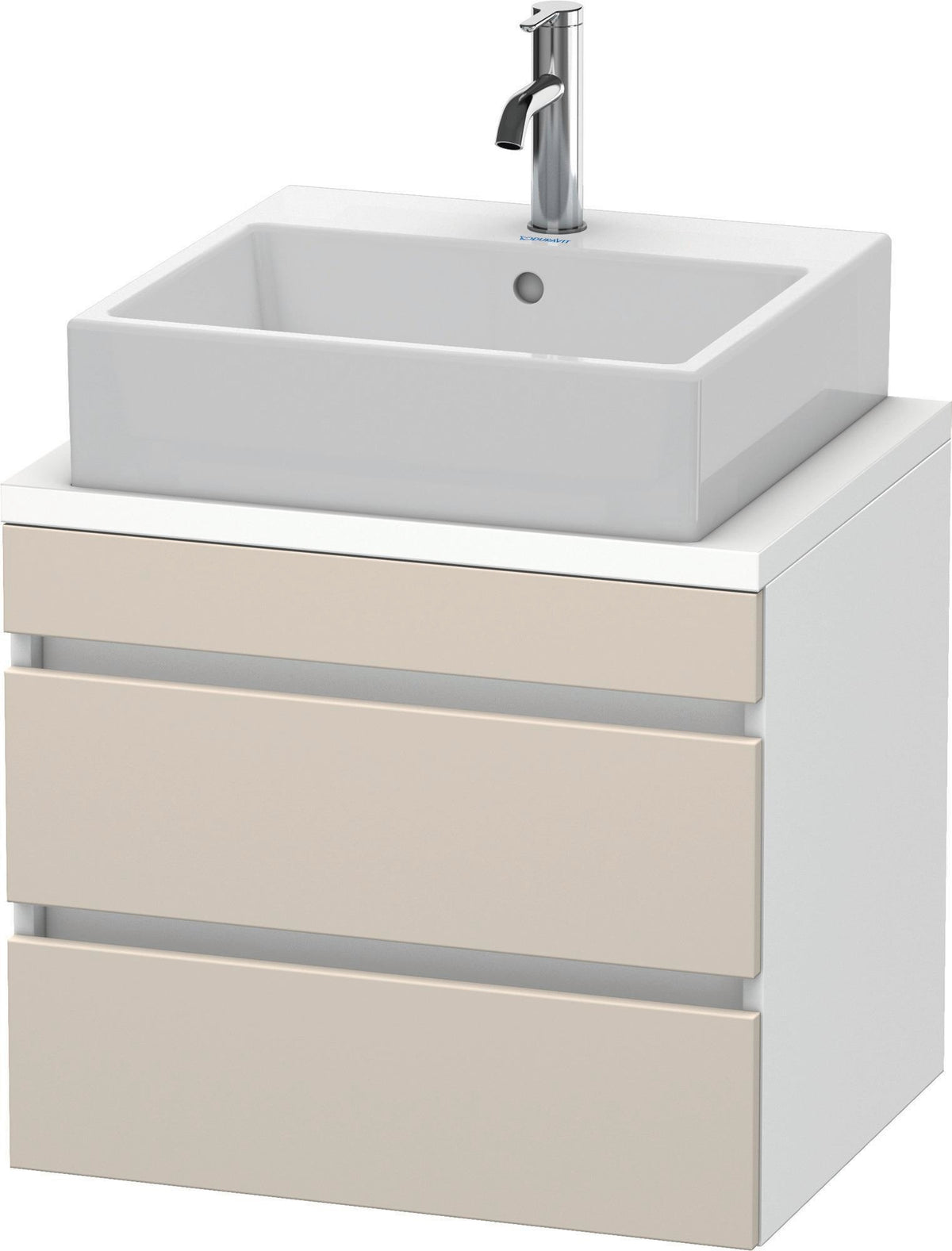 DURAVIT DuraStyle Konsolenunterschrank 600 mm betongrau matt mit 2 Schubkästen und Soft-Close