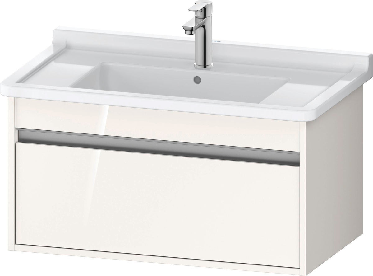 DURAVIT Ketho Waschtischunterbau wandhängend 455x800x410 mm, 1 Auszug, weiß matt