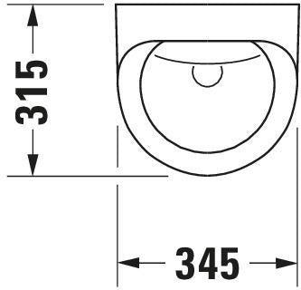 DURAVIT Design Classics Urinal Utronic mit Batteriebetrieb, ohne Fliege, weiß