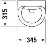 DURAVIT Design Classics Urinal Utronic mit Batteriebetrieb, ohne Fliege, weiß