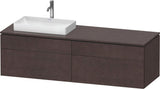 Duravit L-Cube Waschtischunterbau 1620 mm taupe supermatt mit Tip-On und Soft-Close