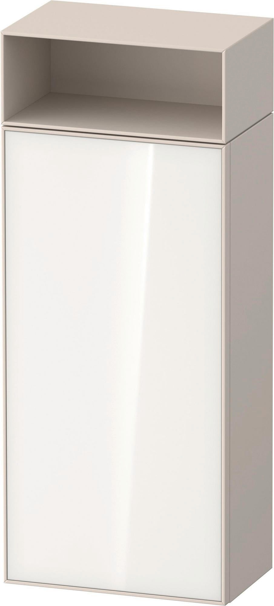 Duravit Zencha Halbhochschrank 961x400x240mm Eiche Anthrazit Matt mit Tip-on Technik