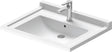 DURAVIT Waschtisch Starck 3 Vital 700 mm mit Überlauf und Hahnlochbank, weiß