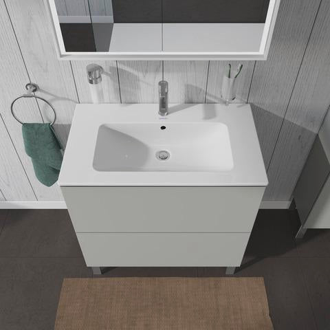 DURAVIT Sockelfuß Universal 152x44x10 mm, 2 Stück, Chrom – Badmöbel-Füße