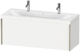 Duravit XViu Möbelwaschtischset 1200 mm mit Unterbau, 1 Hahnloch und Raumsparsiphon